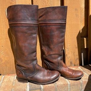 Frye leather riding boots